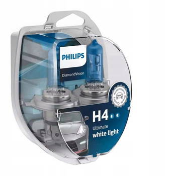 PHILIPS Diamond Vision 2x Żarówka H4 12V 60/55W 5000K