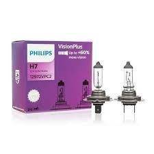 ŻARÓWKI PHILIPS 2x H7 VISION PLUS +60% 12V 55W 