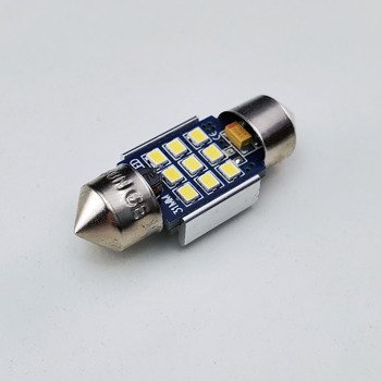 Żarówka Diodowa LED 12V 24V 9xSMD-2016 C3W 31mm CanBus Biała